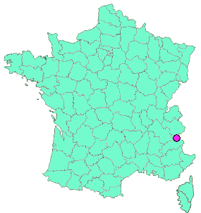 Localisation en France de la geocache Vue sur Serre Chevalier