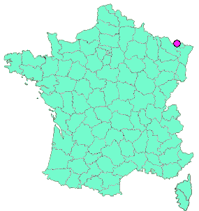 Localisation en France de la geocache Au bord du chemin -reloaded-