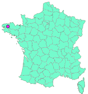 Localisation en France de la geocache VF Brennilis