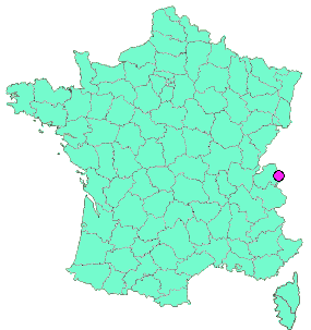Localisation en France de la geocache Barberine