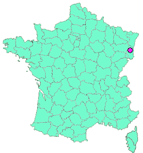Localisation en France de la geocache Maison forestière Saint-Marc