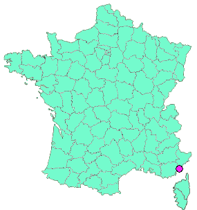 Localisation en France de la geocache LA PISTE
