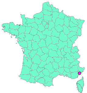 Localisation en France de la geocache Croix de la Tourache