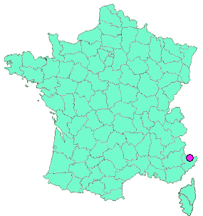 Localisation en France de la geocache Lac des Bresses