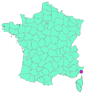 Localisation en France de la geocache Phare du Cap Ferrat