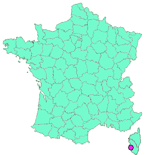 Localisation en France de la geocache Tour génoise de la Castagna