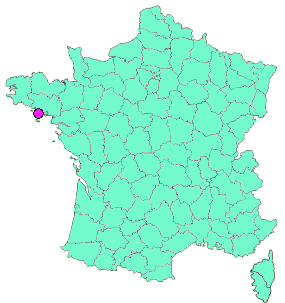 Localisation en France de la geocache La pointe du Percho