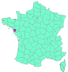Localisation en France de la geocache Yves n'est pas mon Saint-Patron