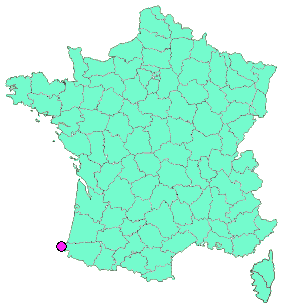 Localisation en France de la geocache #86 Sentier du Littoral