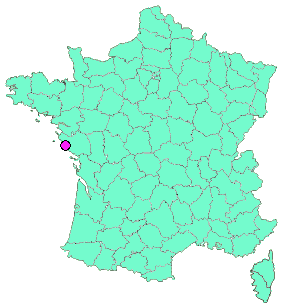 Localisation en France de la geocache [35] les marais salants