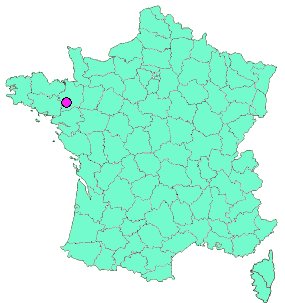 Localisation en France de la geocache la prairie