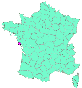 Localisation en France de la geocache [ATMO MC] #13 : La pie voleuse