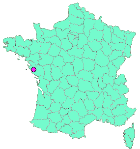 Localisation en France de la geocache mini tétard
