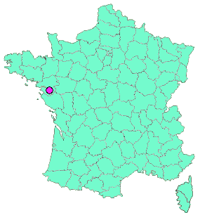 Localisation en France de la geocache  Vol RTT001 [GL/Y]03 Sacre Coeur
