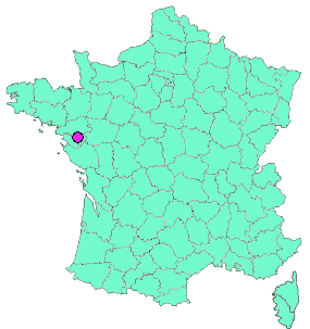 Localisation en France de la geocache Rue Victor Fortun