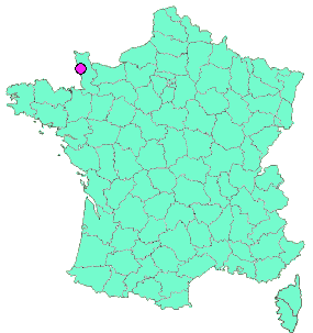 Localisation en France de la geocache 39 - Phare de Quillebeuf