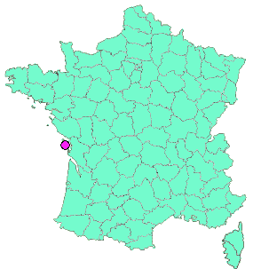 Localisation en France de la geocache Lost in Oléron !