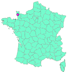 Localisation en France de la geocache St Germain s/Ay - Multi Facile