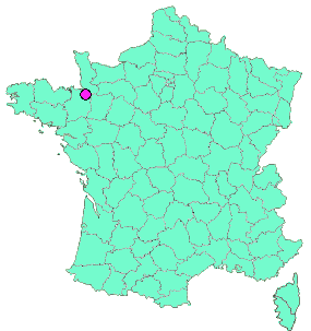 Localisation en France de la geocache HYPOTHENUS