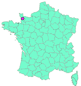 Localisation en France de la geocache La petite salle des fêtes de Montcuit