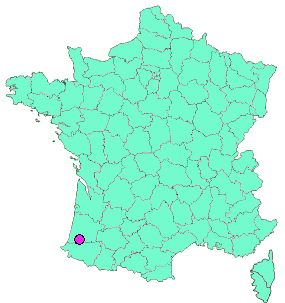 Localisation en France de la geocache 39. Kiwi