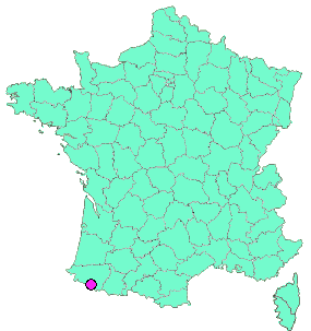 Localisation en France de la geocache Sous les jupes du 44