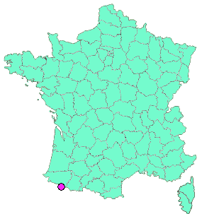 Localisation en France de la geocache Saoubathou