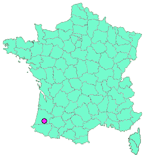 Localisation en France de la geocache [GTAQ 27] 17 - Circuit de Banos - La Maysouette