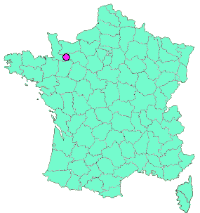Localisation en France de la geocache #5.58 Power Trail Vélo Francette