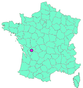 Localisation en France de la geocache Sentier de la Chignolle - "En Amérique" #3