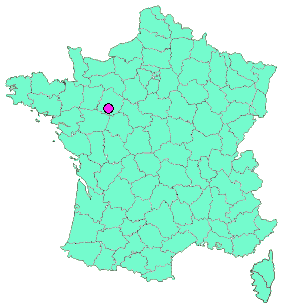 Localisation en France de la geocache LE PANNEAU