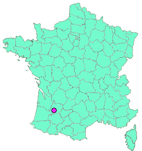 Localisation en France de la geocache [GTAQ26] SPdB #13 - L'arbre Tordu