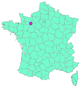 Localisation en France de la geocache St Clair - Belfonds