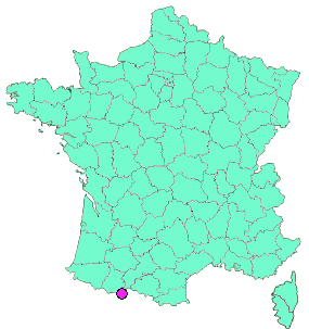Localisation en France de la geocache Pic Gourdon (alt : 3034 m)
