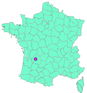 Localisation en France de la geocache Fin de rue Marcel Megardon 