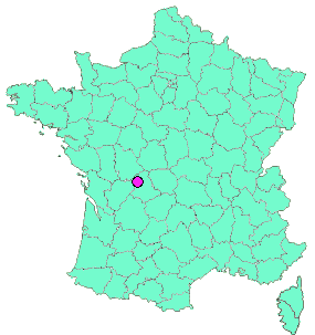 Localisation en France de la geocache Sentier des Etangs n°7 "Solange"
