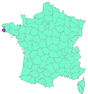 Localisation en France de la geocache Full House en vert