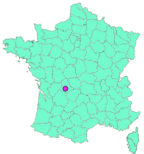 Localisation en France de la geocache [HV tour #093] Meilhac