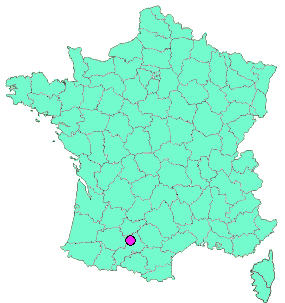 Localisation en France de la geocache 12 ST Jacques P/L J Dans la forêt