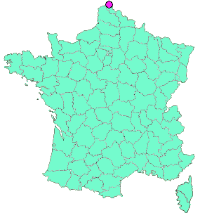 Localisation en France de la geocache Swedish du terrain de foot
