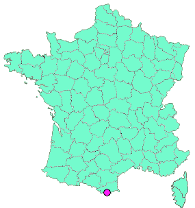 Localisation en France de la geocache Col de Siern