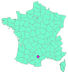 Localisation en France de la geocache Le Maquis de La Roque