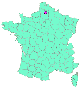 Localisation en France de la geocache LA CYCLO CAIXOISE #38