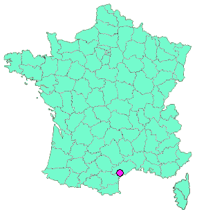 Localisation en France de la geocache Le château de Maureilhan