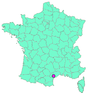 Localisation en France de la geocache SAVIGNAC N°1bis