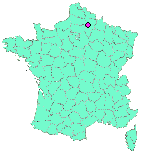 Localisation en France de la geocache Le Buart #7 et demi