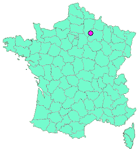 Localisation en France de la geocache stade Louis Percy