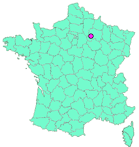 Localisation en France de la geocache #15  La boucle de Baye