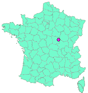 Localisation en France de la geocache Panneciere #4 Vissingy