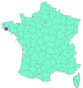 Localisation en France de la geocache dark night